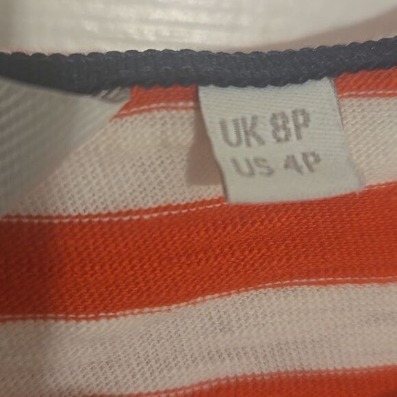 Boden pink and White Sheath Dress with Raglan Sleeves - Picture 2 of 7